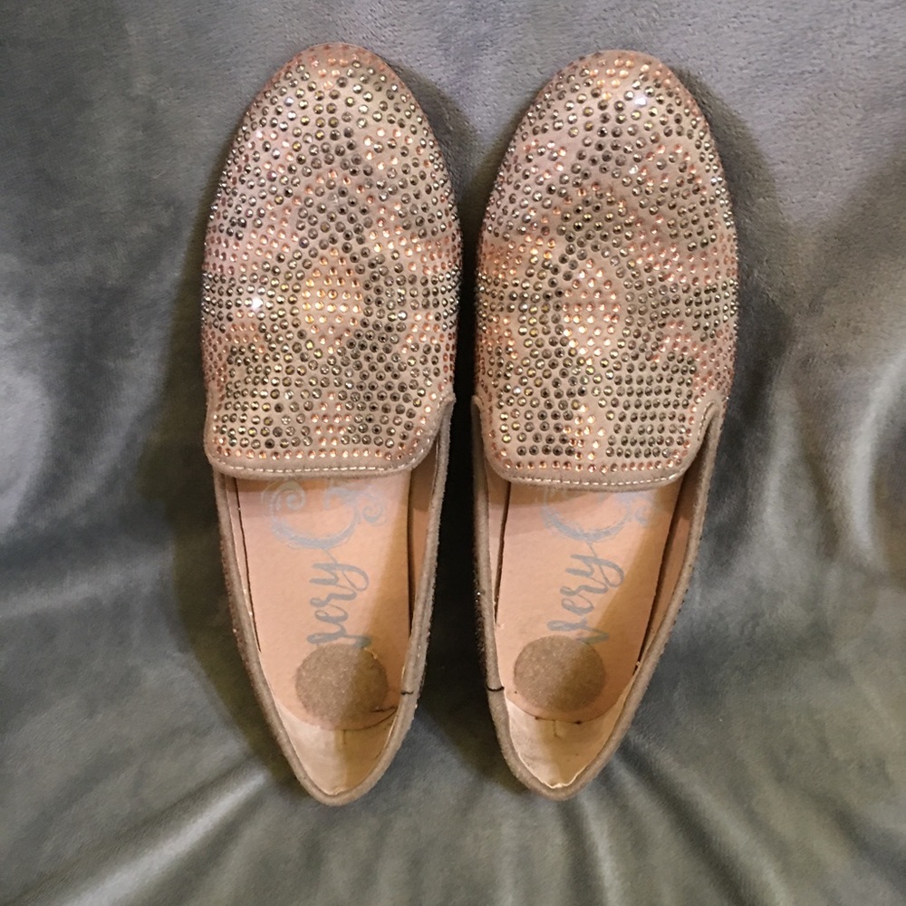 Very G Rhinestone Loafers